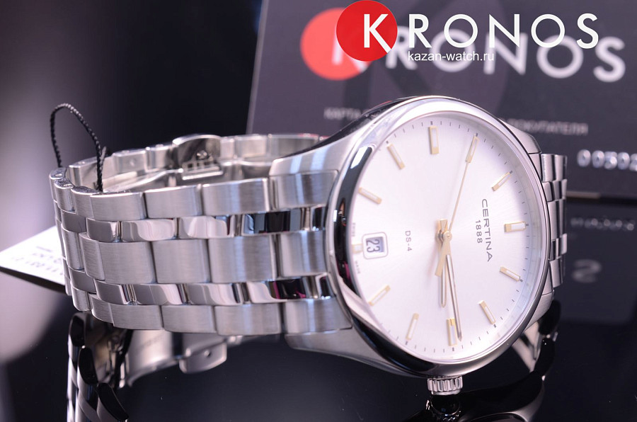 Часы Certina C022.610.11.031.01 — кварцевые, сталь металл