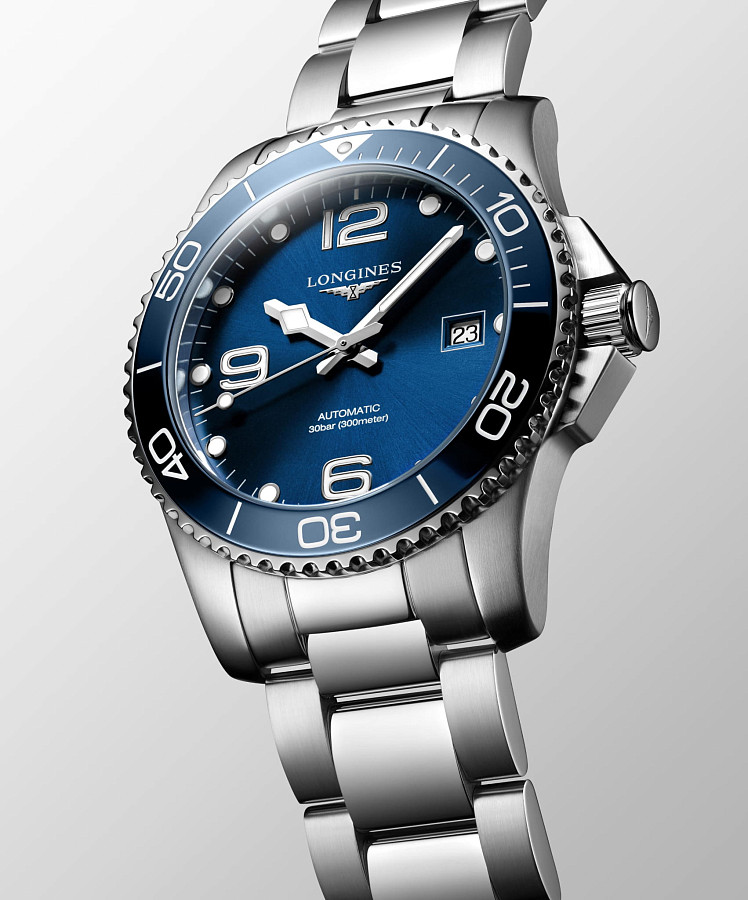 Часы Longines HydroConquest L3.781.4.96.6 — механические, Швейцария, мужские