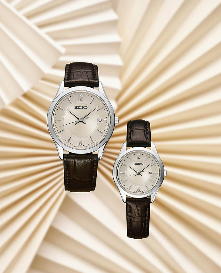 Часы Seiko Conceptual Series Dress SUR421P1 — сталь металл, кожаный