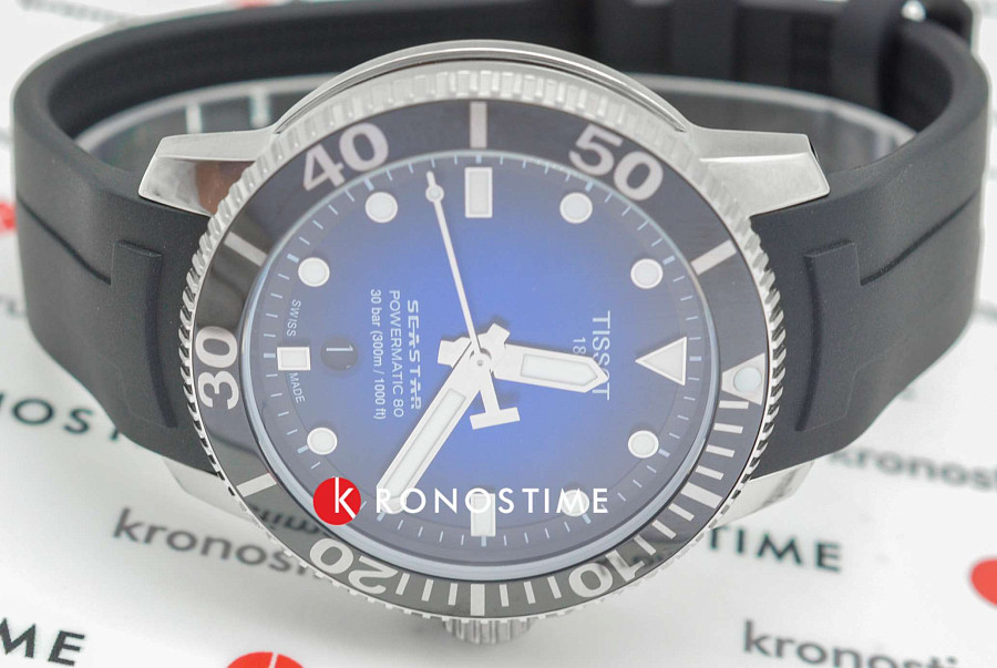 Часы Tissot Seastar 1000 Powermatic 80 T120.407.17.041.00 — механические, Швейцария, мужские