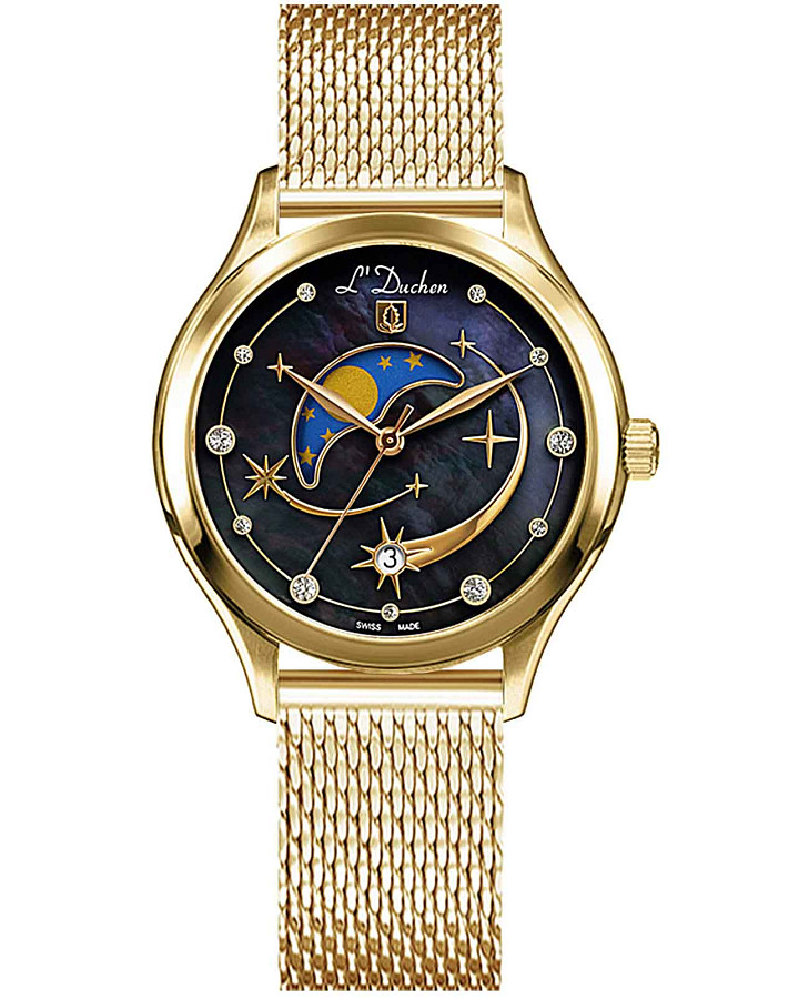 Часы L'Duchen Perseides D 837.21.41 M — женские, синий
