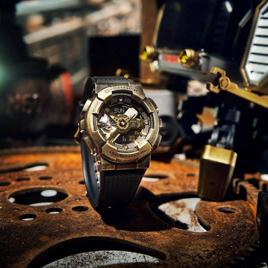 Часы Casio G-Shock GM-110VG-1A9DR (GM-110VG-1A9) — пластик сталь, Япония