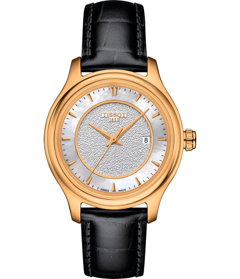 Часы Tissot Fascination Lady 18K Gold T924.210.16.111.00 — женские, белый