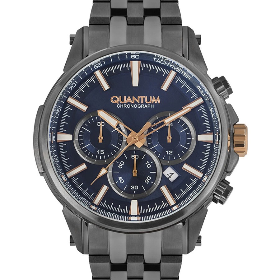 Часы Quantum PWG882.090 — кварцевые, металл сталь