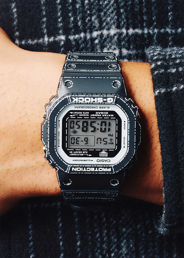 Часы Casio G-Shock DW-5600RGM-1 — пластик, мужские