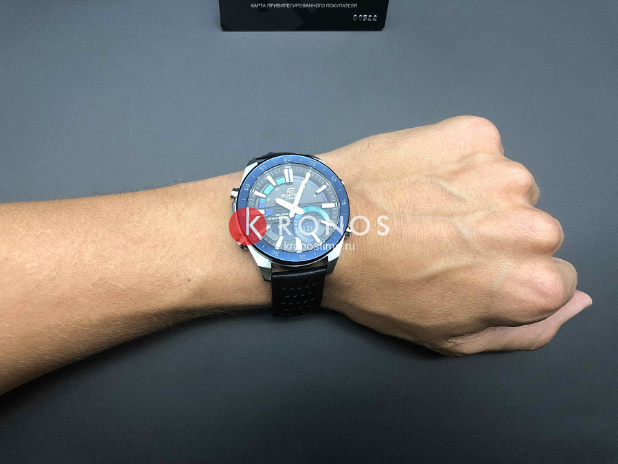 Часы Casio Edifice ERA-120BL-2A — кварцевые, Япония, мужские