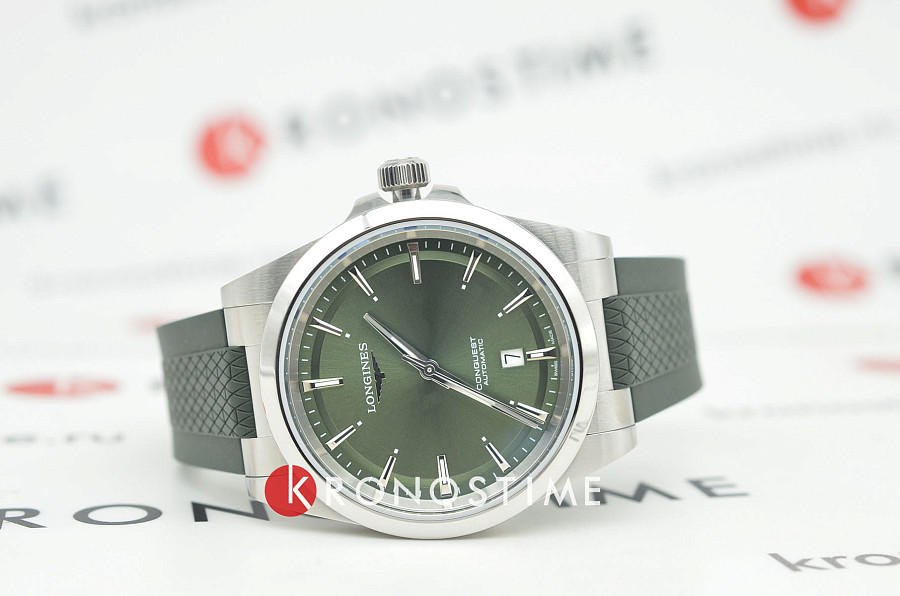 Часы Longines Conquest L3.830.4.02.9 — механические, металл сталь