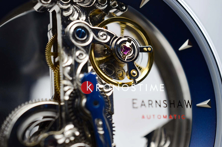 Часы Earnshaw Fowler ES-8225-02 — кожаный, мужские