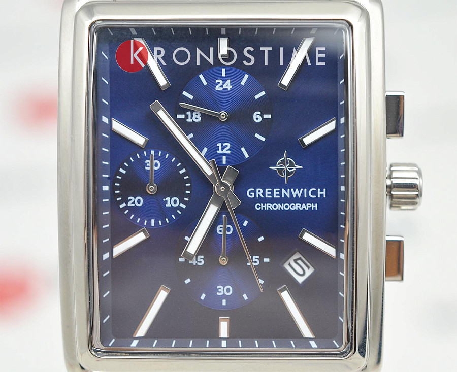 Часы Greenwich Galeon Chrono GW 553.10.16 — металл сталь, Англия
