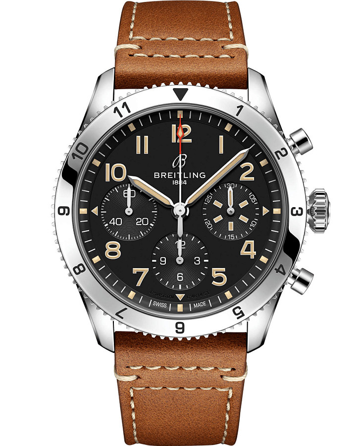 Часы Breitling Classic Avi Chronograph 42 P-51 Mustang A233803A1B1X1 — мужские, черный