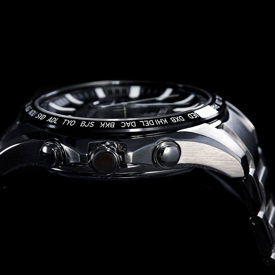 Часы Seiko Astron GPS Solar SSE161J1 — черный, керамика металл сталь