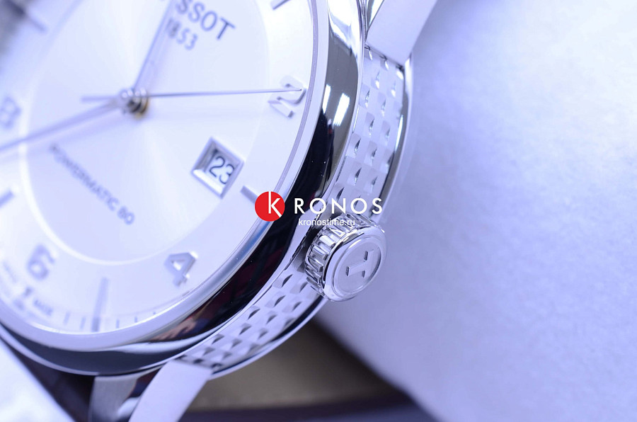 Часы Tissot Luxury Powermatic 80 T086.407.16.037.00 — мужские, коричневый