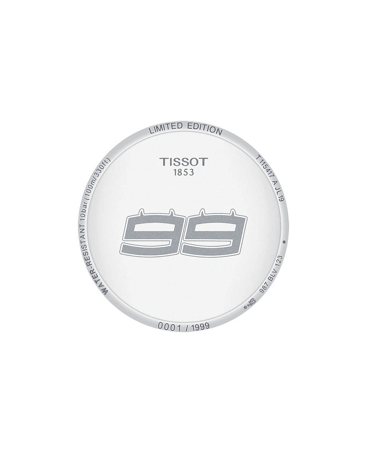 Часы Tissot T-Race Jorge Lorenzo 2019 T115.417.27.057.00 — металл сталь, Швейцария