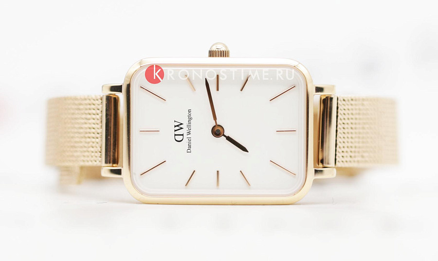 Часы Daniel Wellington Quadro Pressed Melrose DW00100431 — белый, сталь