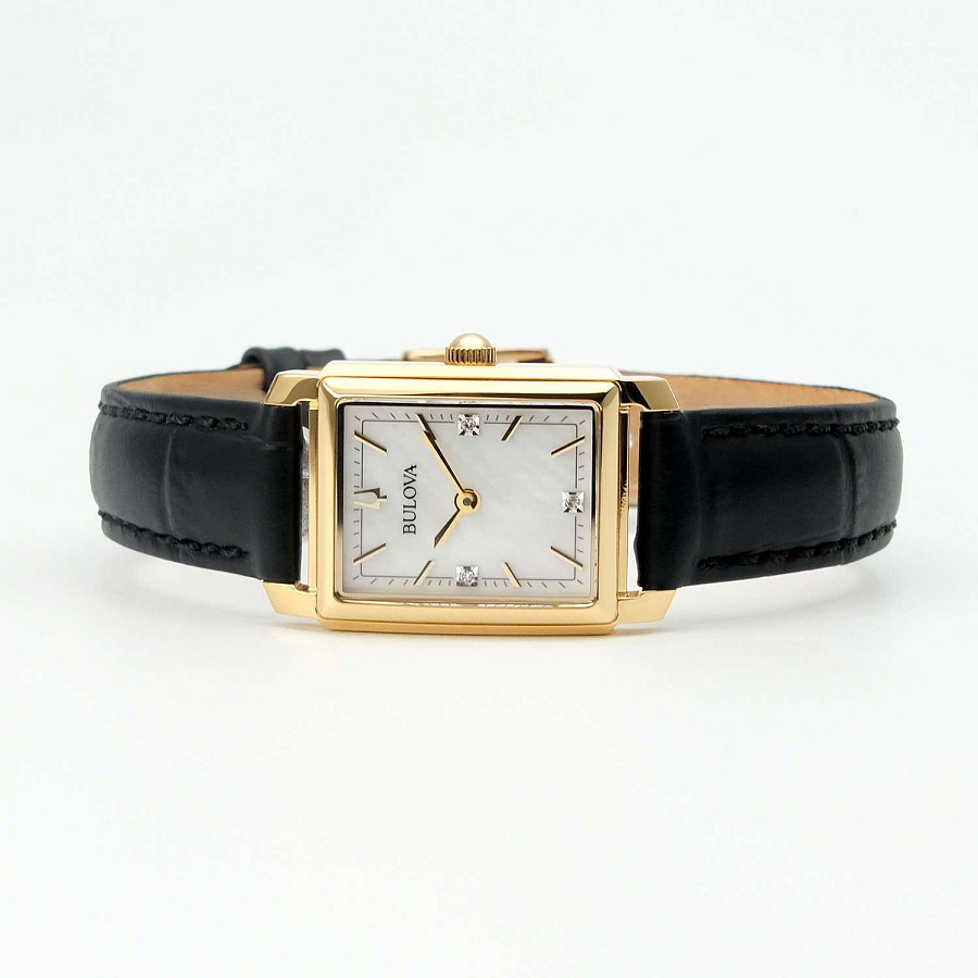Часы Bulova Sutton 97P166 — кожаный, женские