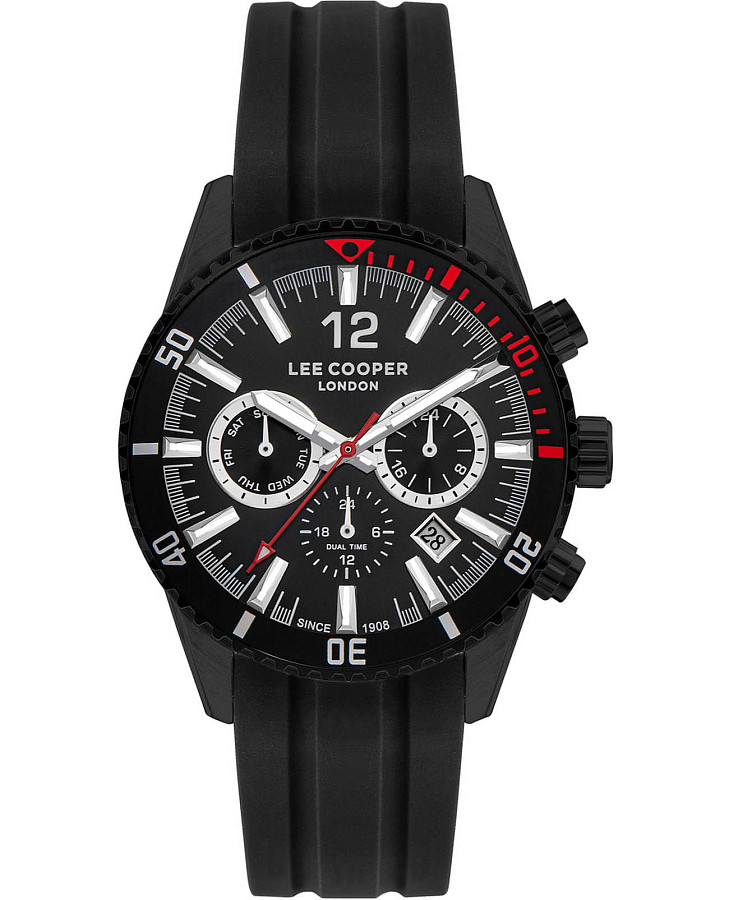 Часы Lee Cooper LC07628.651 — мужские, черный