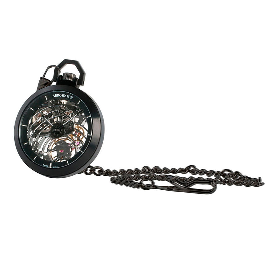 Часы Aerowatch 50818 NO02 SQ — механические, сталь металл