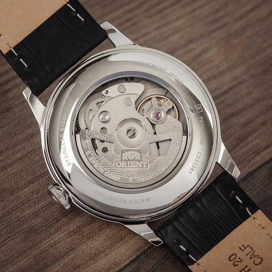 Часы Orient Classic Automatic RA-AC0M02B (RN-AC0M02B) — черный, сталь металл