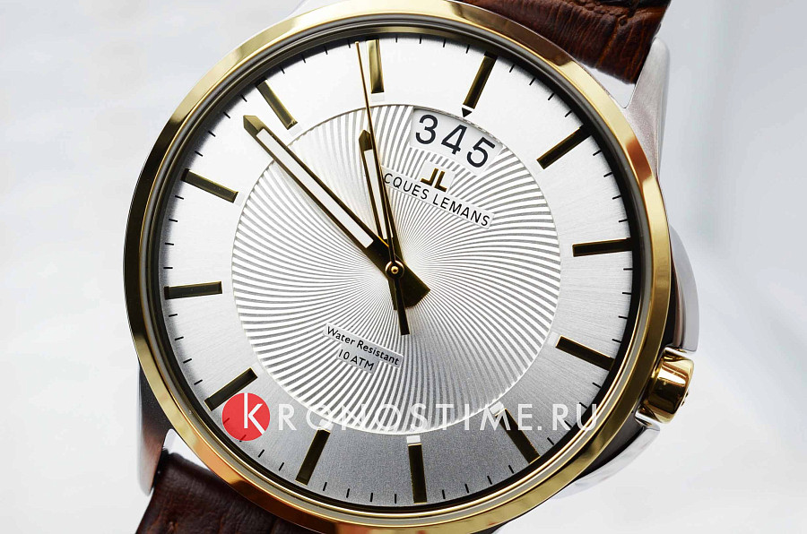 Часы Jacques Lemans 1-1540H — кварцевые, сталь металл