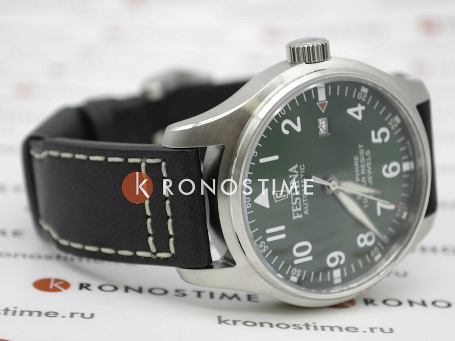 Часы Festina Automatic F20151/2 — зеленый, сталь