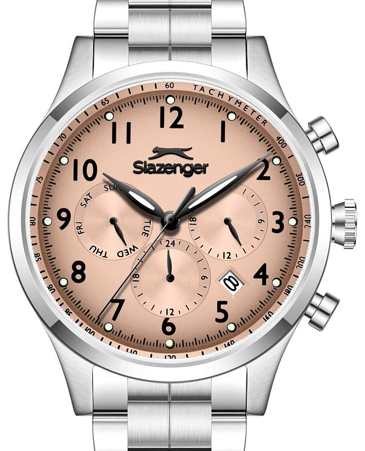 Часы Slazenger SL.09.2598.2.380 — кварцевые, сталь металл