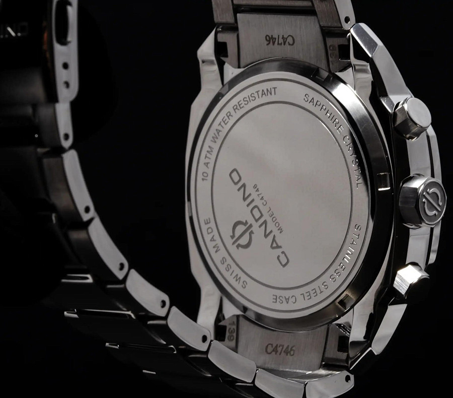 Часы Candino Chronos Carree C4746/4 — сталь металл, Швейцария