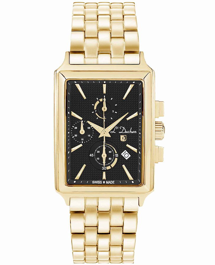 Часы L'Duchen Adventure Chrono D 612.20.31 — мужские, черный
