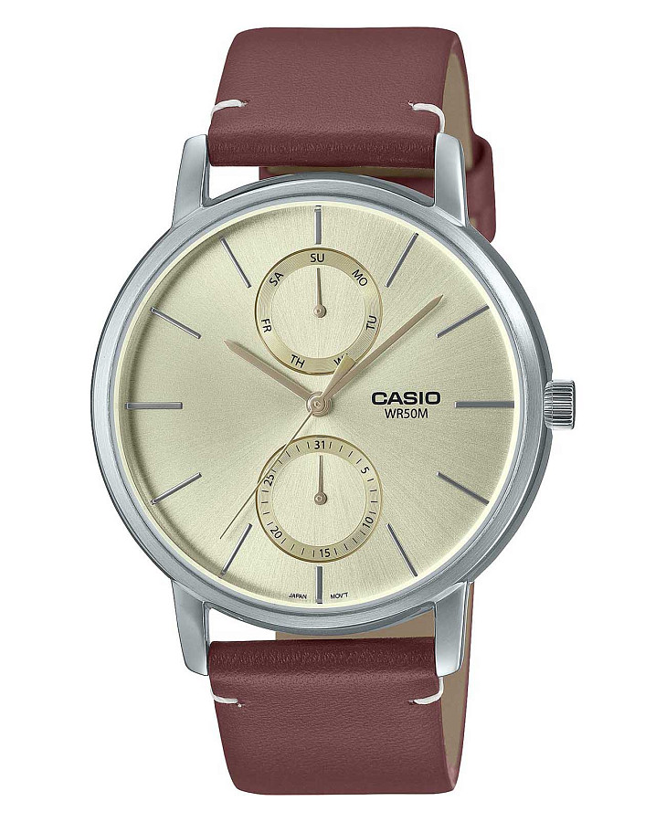 Часы Casio Collection MTP-B310L-9A — мужские, шампань