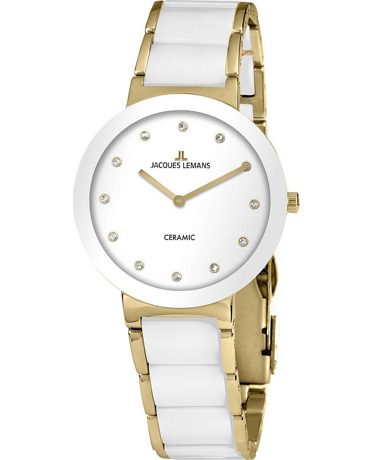 Часы Jacques Lemans High Tech Ceramic 42-7L — женские, белый
