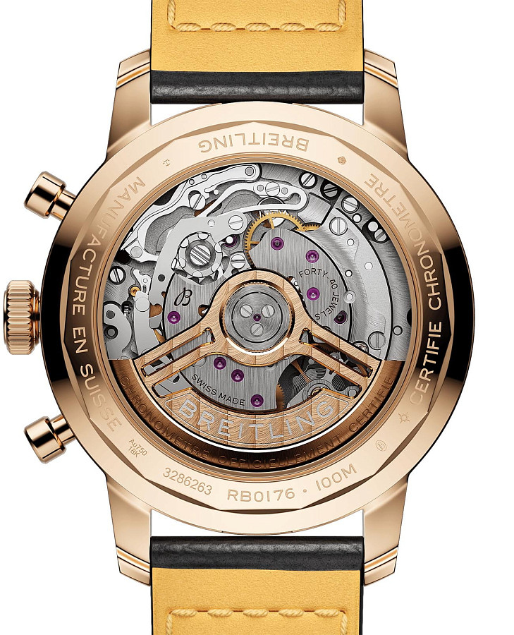 Часы Breitling Top Time B01 RB01761A1Q1X1 — кожаный, мужские
