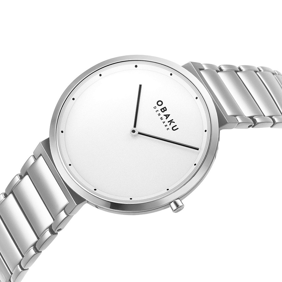 Часы Obaku Links V258GXCISC — кварцевые, сталь металл