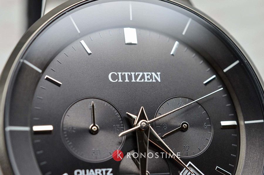 Часы Citizen Chronograph AN8227-53H — нержавеющая сталь с ip-покрытием, мужские