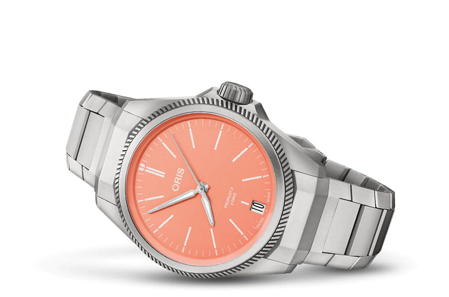 Часы Oris Propilot X Calibre 400 01 400 7778 7158-07 7 20 01TLC — механические, титан