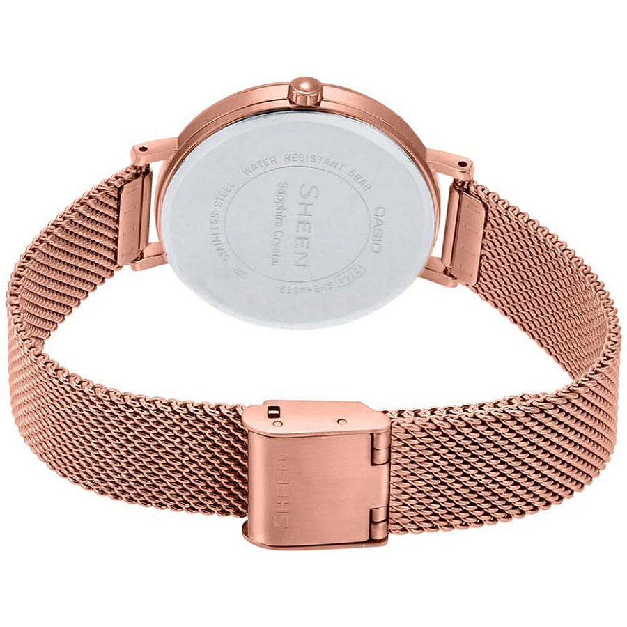 Часы Casio Sheen SHE-4539CGM-4AUDF — металл сталь, Япония