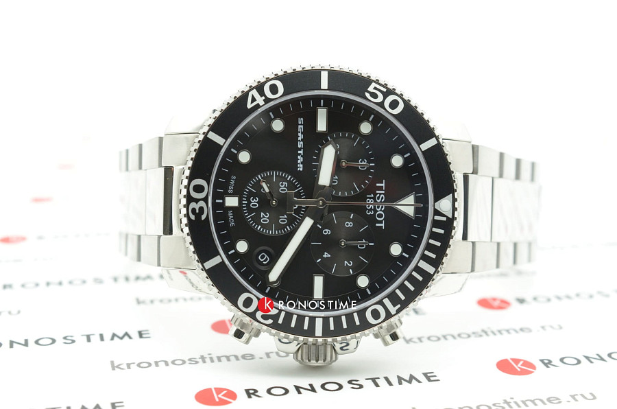 Часы Tissot Seastar 1000 Chronograph T120.417.11.051.00 — мужские, нержавеющая сталь