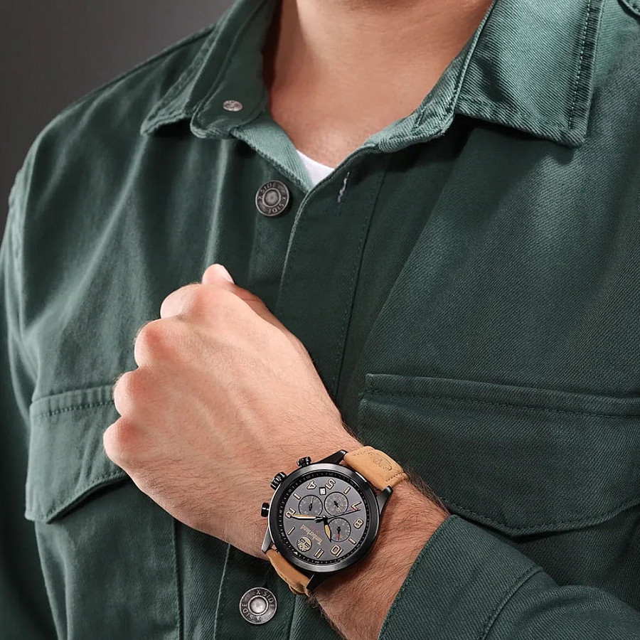 Часы Timberland Ashmont TDWGF0009701 — черный, сталь металл