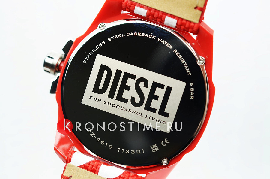 Часы Diesel Baby Chief DZ4619 — металл сталь пластик, тканевый
