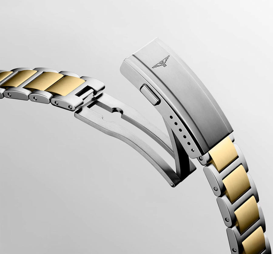 Часы Longines HydroConquest L3.769.3.56.7 — мужские, нержавеющая сталь с pvd-покрытием