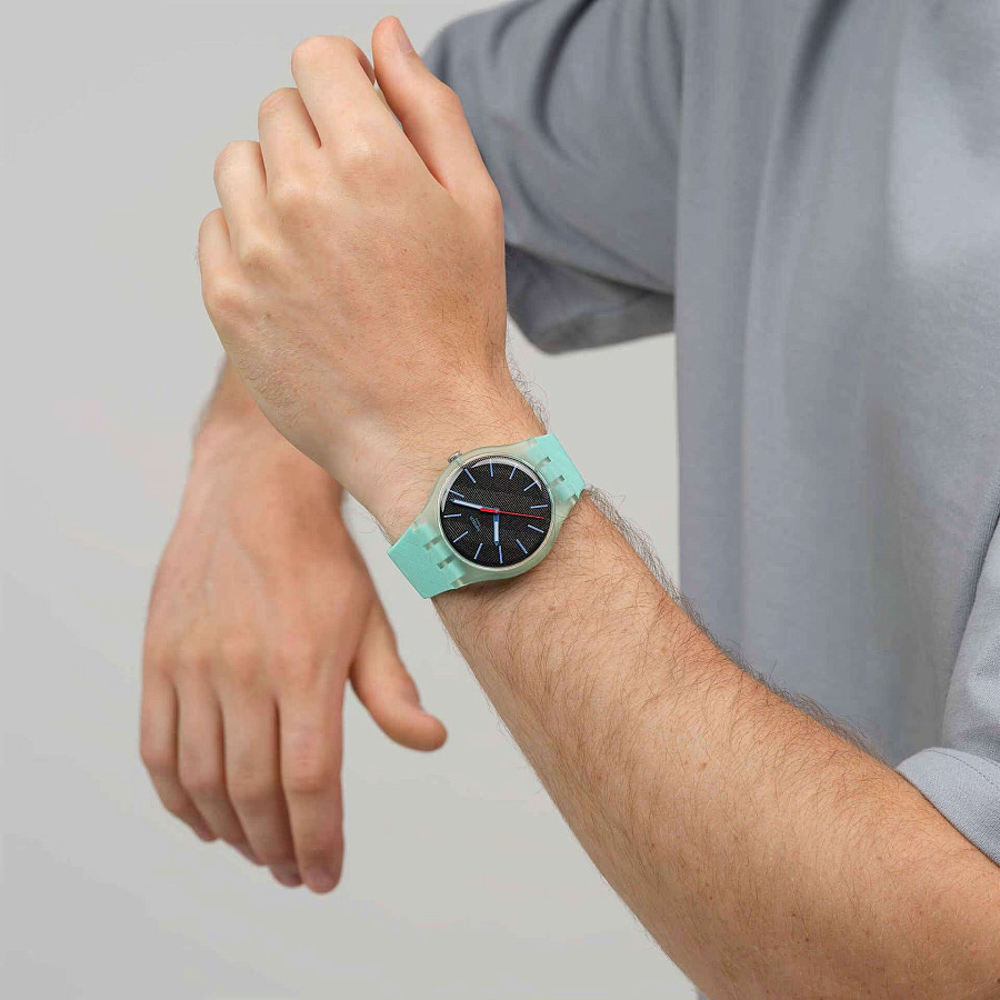 Часы Swatch Hint Of Mint SO29L103 — артикул SO29L103