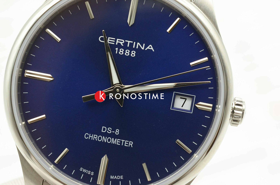 Часы Certina DS-8 Chronometer C033.451.11.041.00 — сталь металл, Швейцария