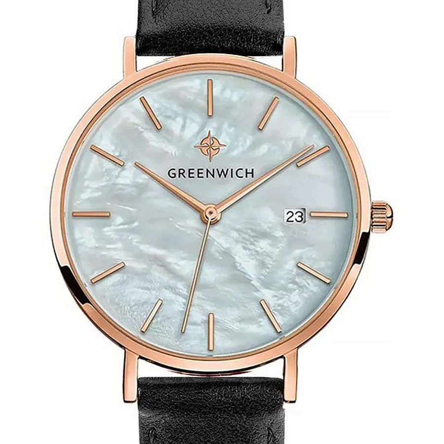 Часы Greenwich Shell GW 301.41.53 — кварцевые, сталь