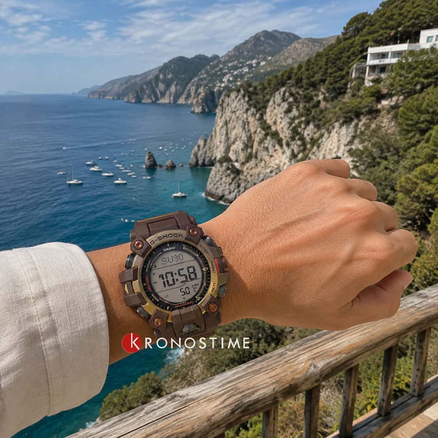 Часы Casio G-Shock GW-9500MH-5 — мужские, пластик