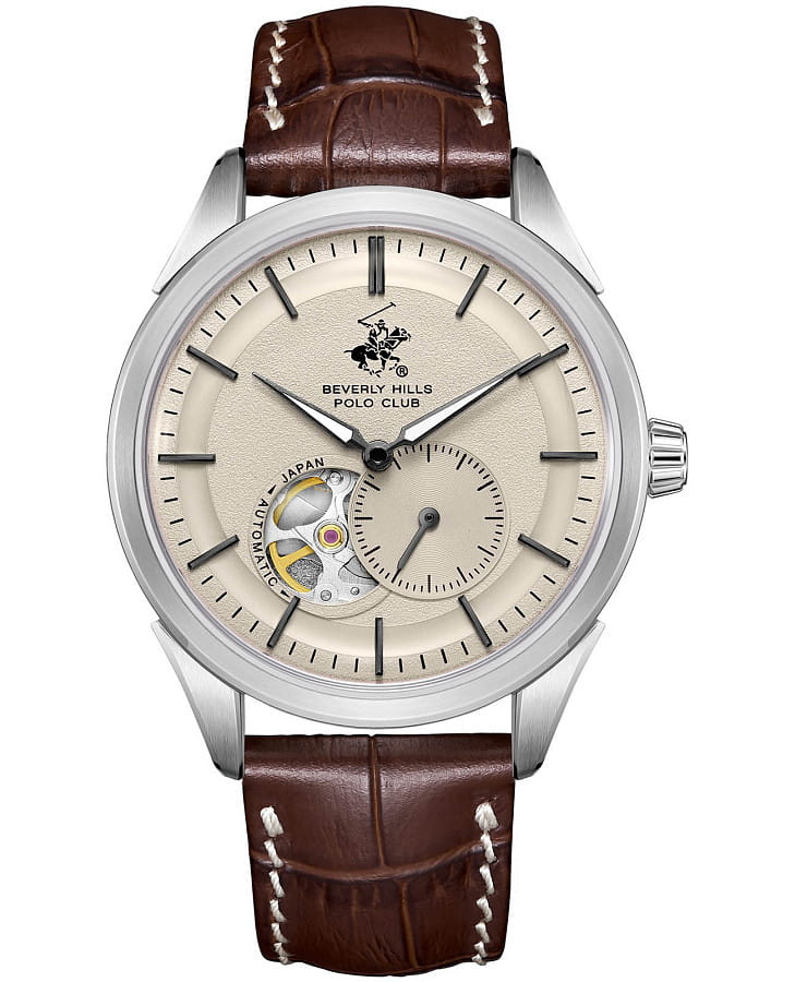 Часы Beverly Hills Polo Club BP3901X.362 — мужские, бежевый