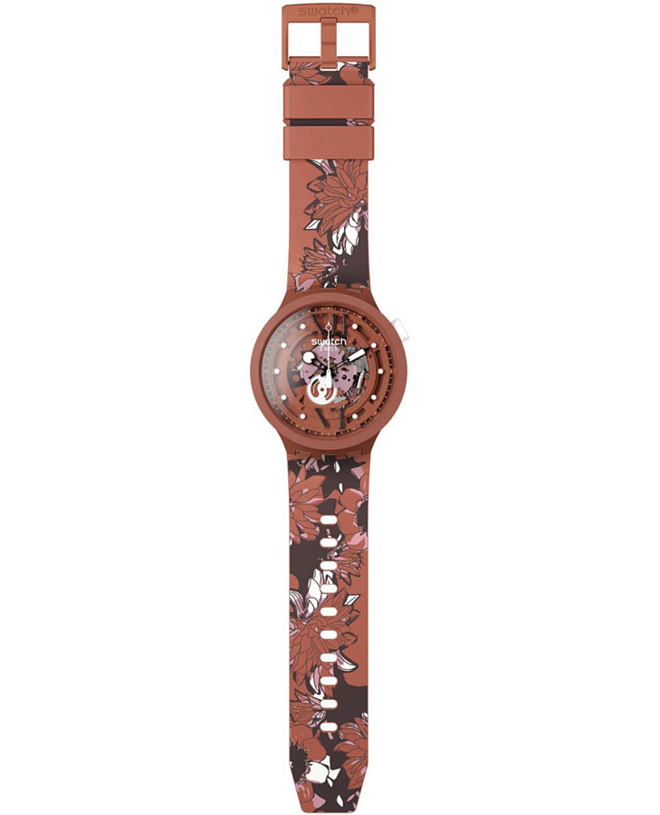Часы Swatch Big Bold Biosourced Lacquered SB05C100 — кварцевые, пластик