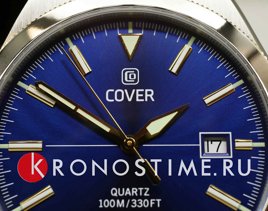 Часы Cover Iconosteel CO213.04 — синий, сталь металл