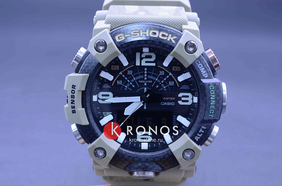Часы Casio British Army x G-Shock GG-B100BA-1A — электронные, карбон