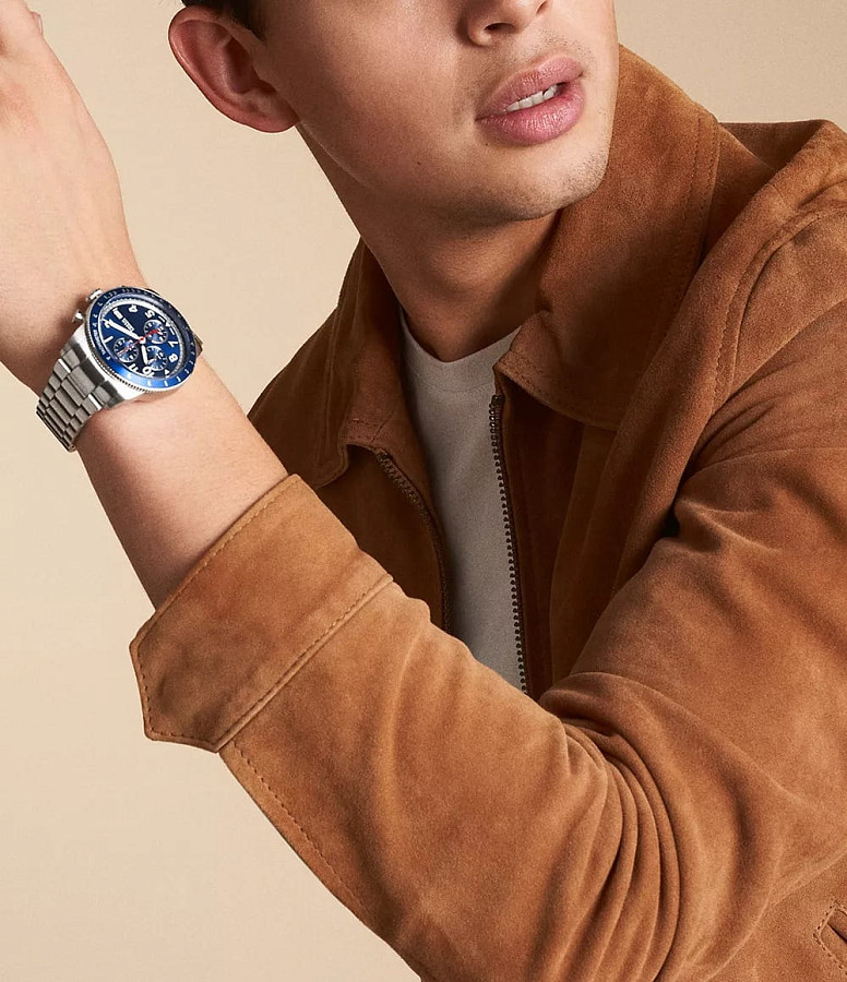 Часы Fossil Sport Tourer FS6047 — нержавеющая сталь, мужские