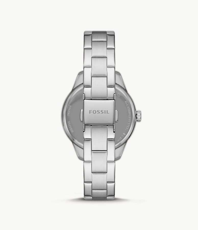 Часы Fossil Georgia BQ3753 — серебристый, сталь металл