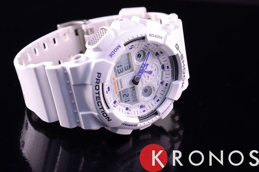 Часы Casio G-Shock GA-100A-7A — Япония, мужские