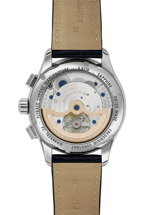 Часы Frederique Constant Flyback Chronograph Manufacture FC-760N4H6 — механические, металл сталь